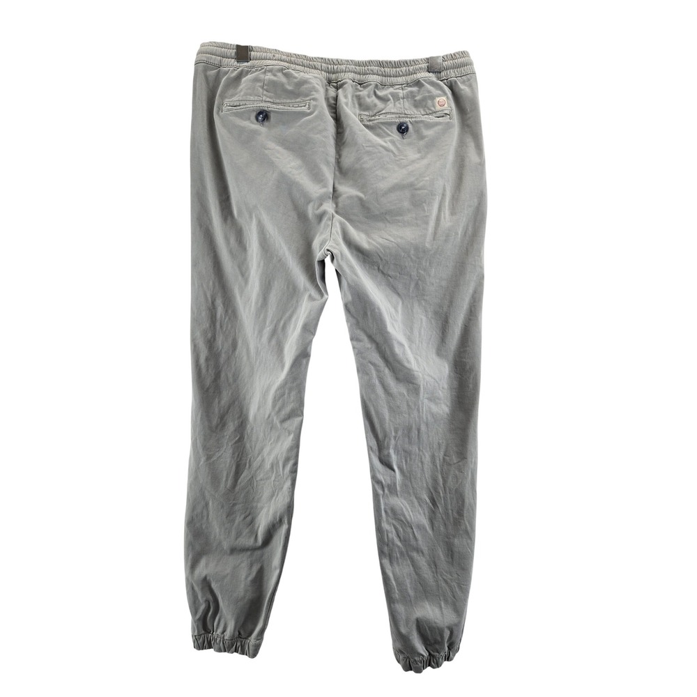 Marine Layer Mens Slim Fit Jogger Pants Grey Organic Cotton Stretch Large - Picture 4 of 11